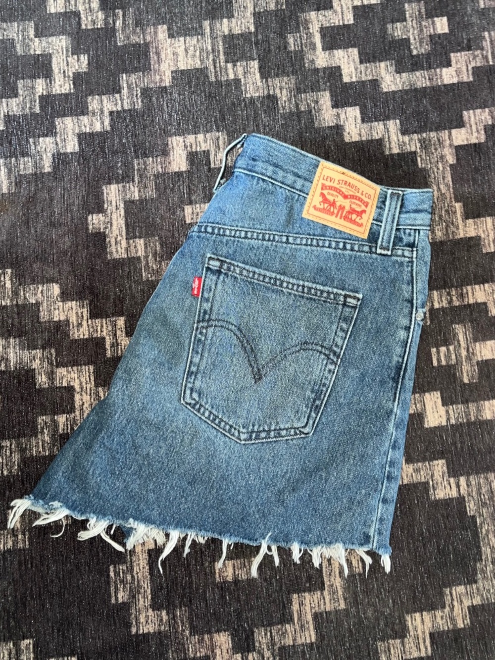 Levi's High Waisted Mom Shorts Size 32 Cutoffs